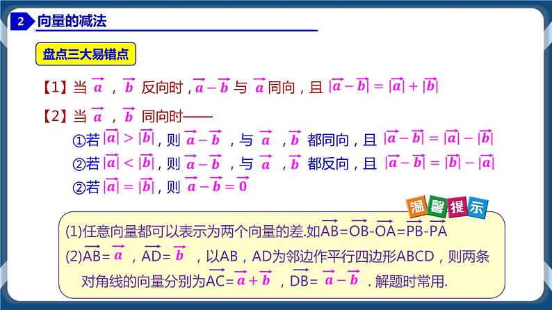6.2.1 向量的加法和减法运算-高一数学同步教学课件(人教A版2019必修第二册)08