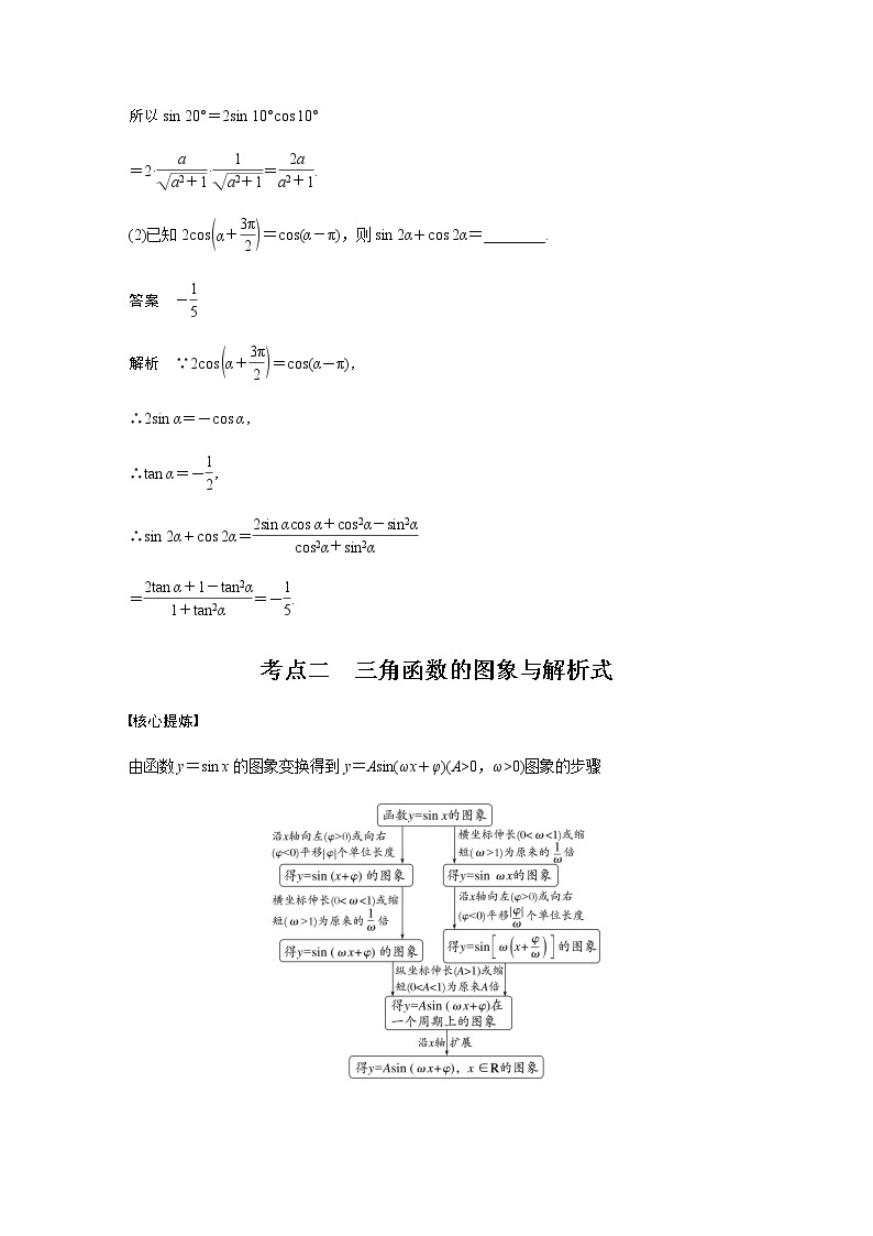 新高考数学二轮复习专题二第1讲三角函数的图象与性质学案03