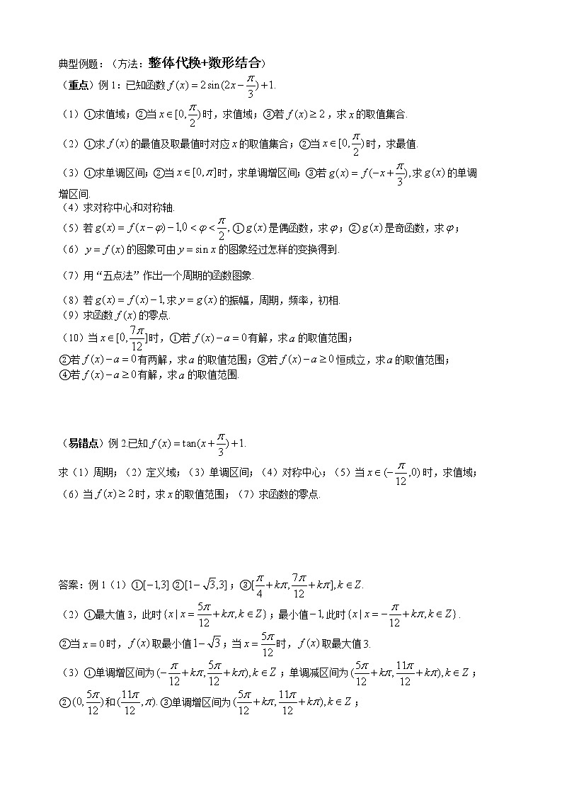 20:三角函数的图像和性质2+题目第2页