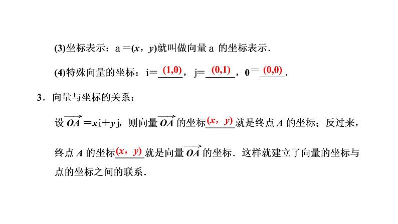 6.3.2&6.3.3 平面向量的正交分解及坐标表示 平面向量加、减运算的坐标表示课件PPT第3页