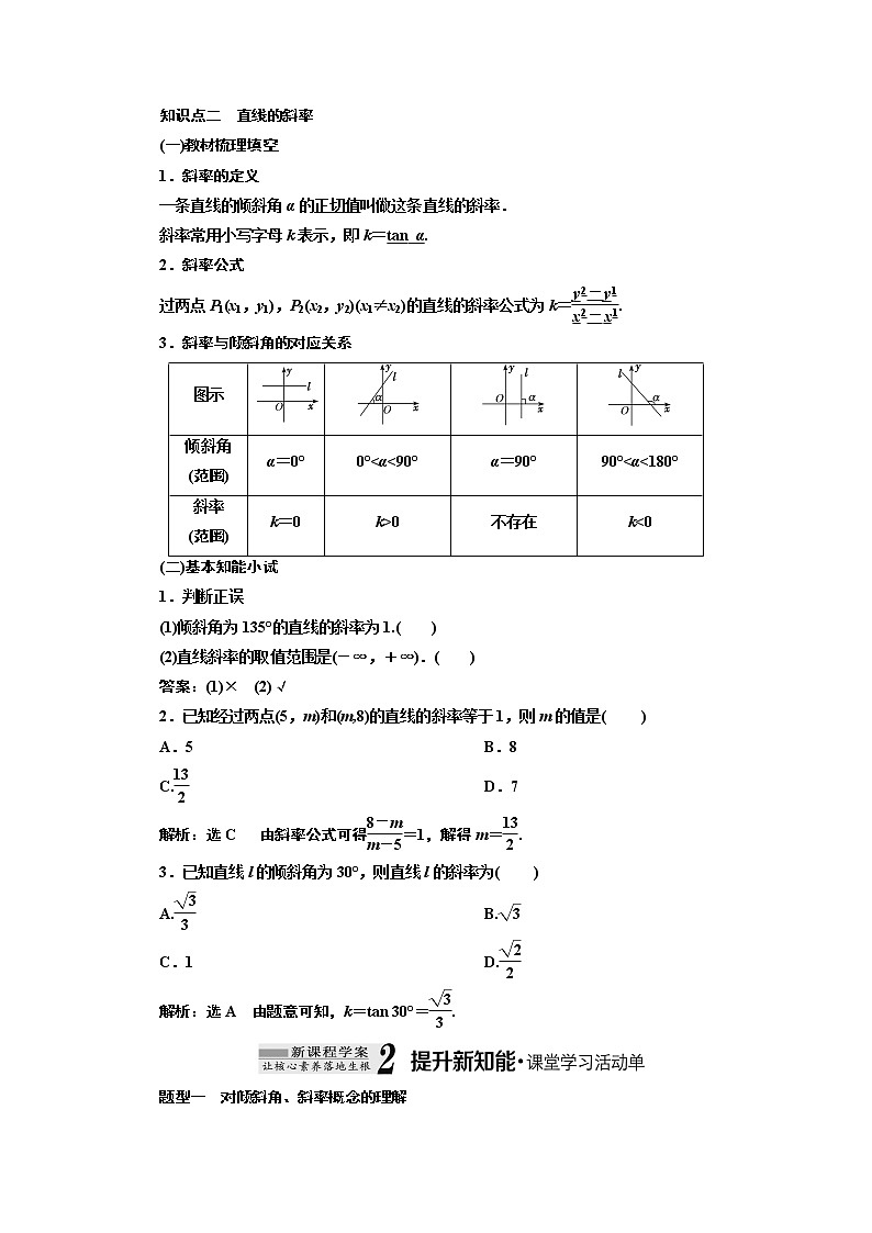 第二章 直线和圆的方程第2页