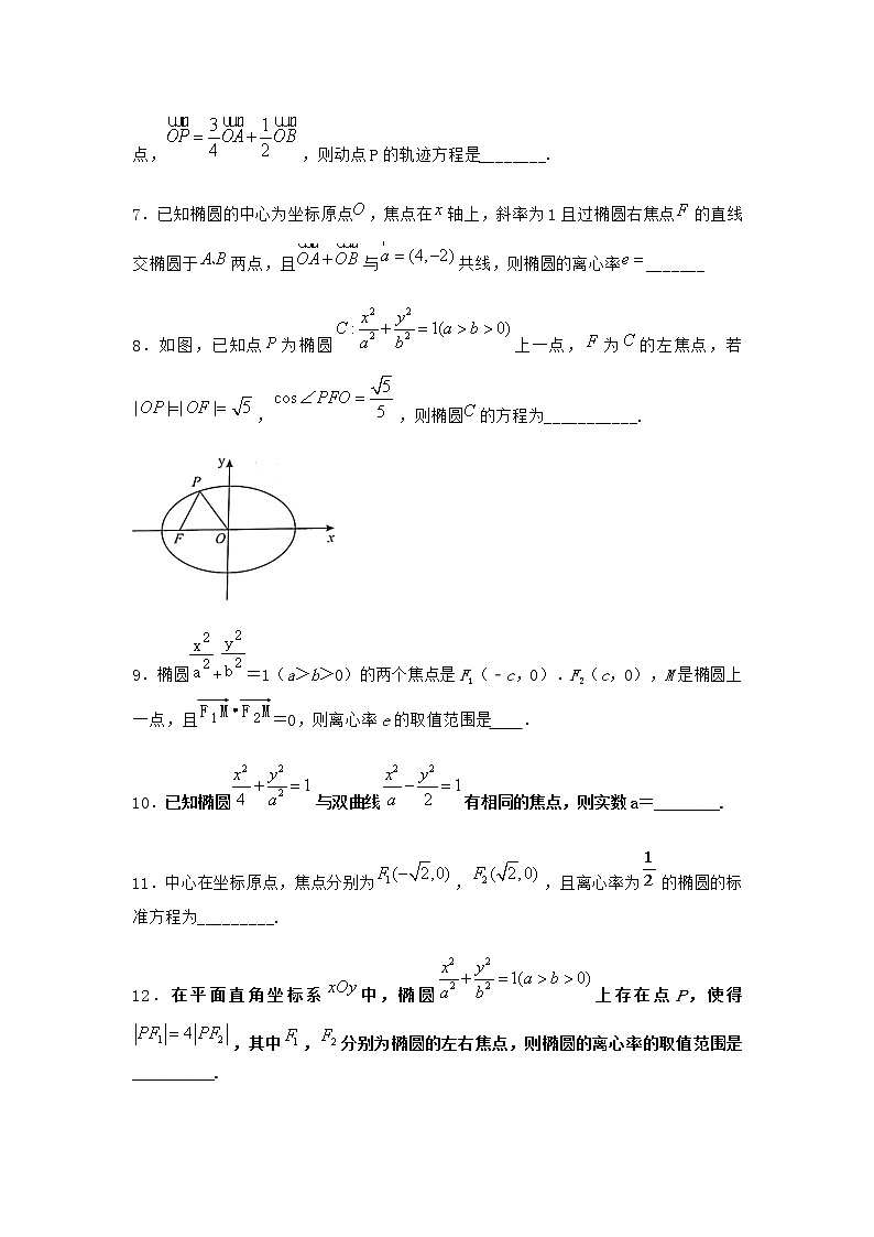 人教B版高中数学选择性必修第一册2-5-1椭圆的标准方程课时作业含答案1第2页