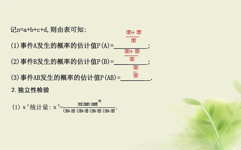 人教B版高中数学选择性必修第二册4-3-2独立性检验课件第5页