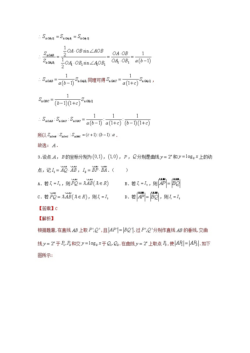高考数学二轮复习专题 平面向量A卷(解析版)第3页