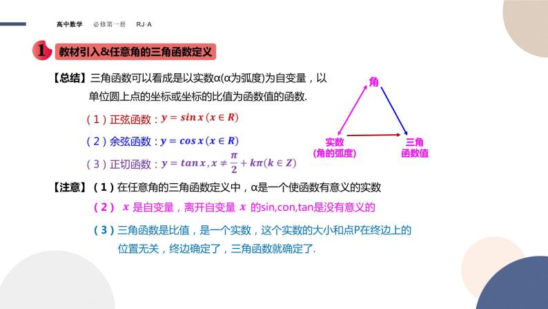 第五章 -5.2.1三角函数的概念（课件PPT）06