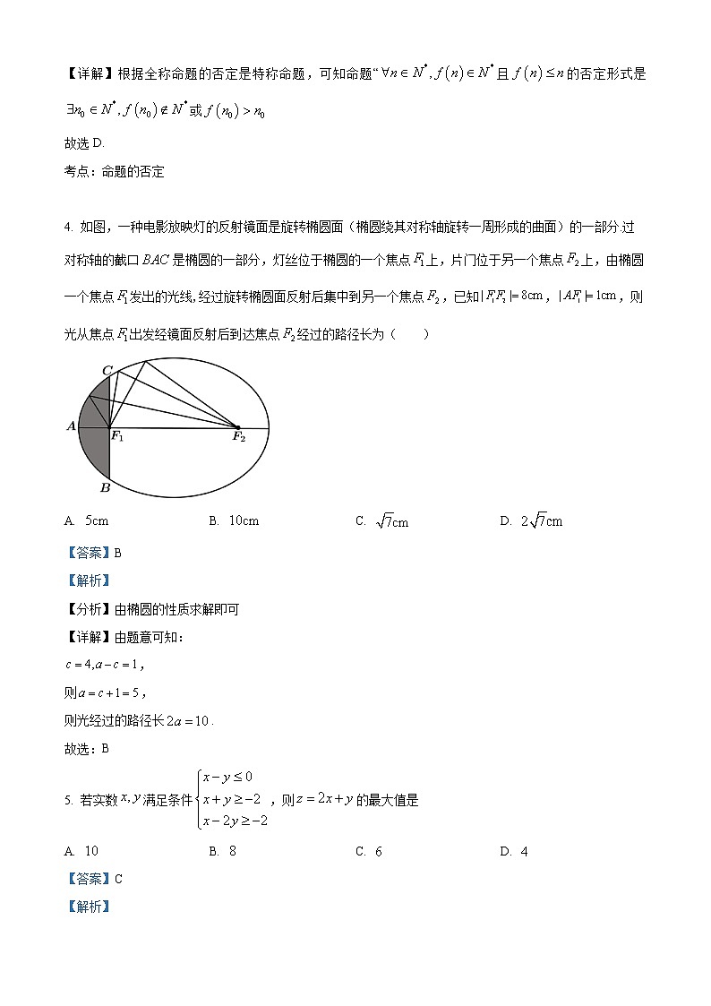 2023成都东部新区养马高级中学高二上学期期中考试数学(理)试题含解析02