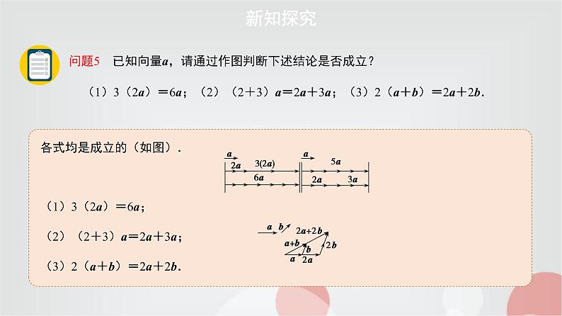 北师大版高中数学必修第二册2-3-1向量的数乘运算课件第7页