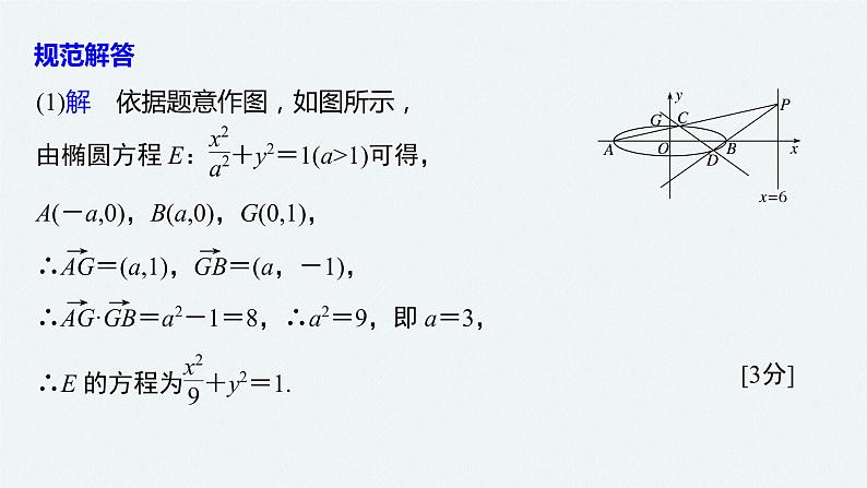 高中数学高考2022届高考数学一轮复习(新高考版) 第8章 高考专题突破五 第2课时 定点与定值问题课件PPT第3页