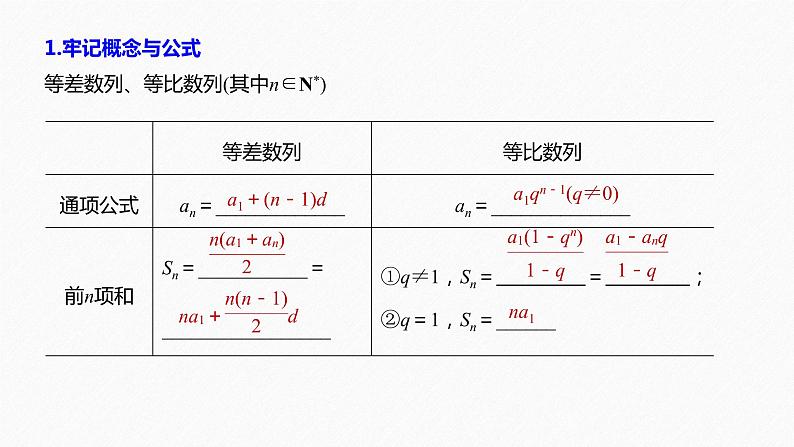 高中数学高考板块4 回归教材 赢得高考 回扣4 数 列(1)课件PPT第4页
