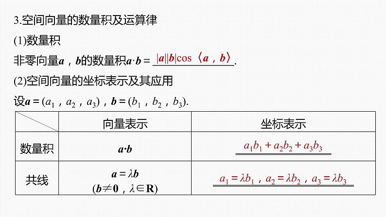 高中数学高考第7章 §7 6 空间向量的概念与运算课件PPT第7页
