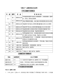 高中数学高考专题07 函数的综合应用(原卷版)