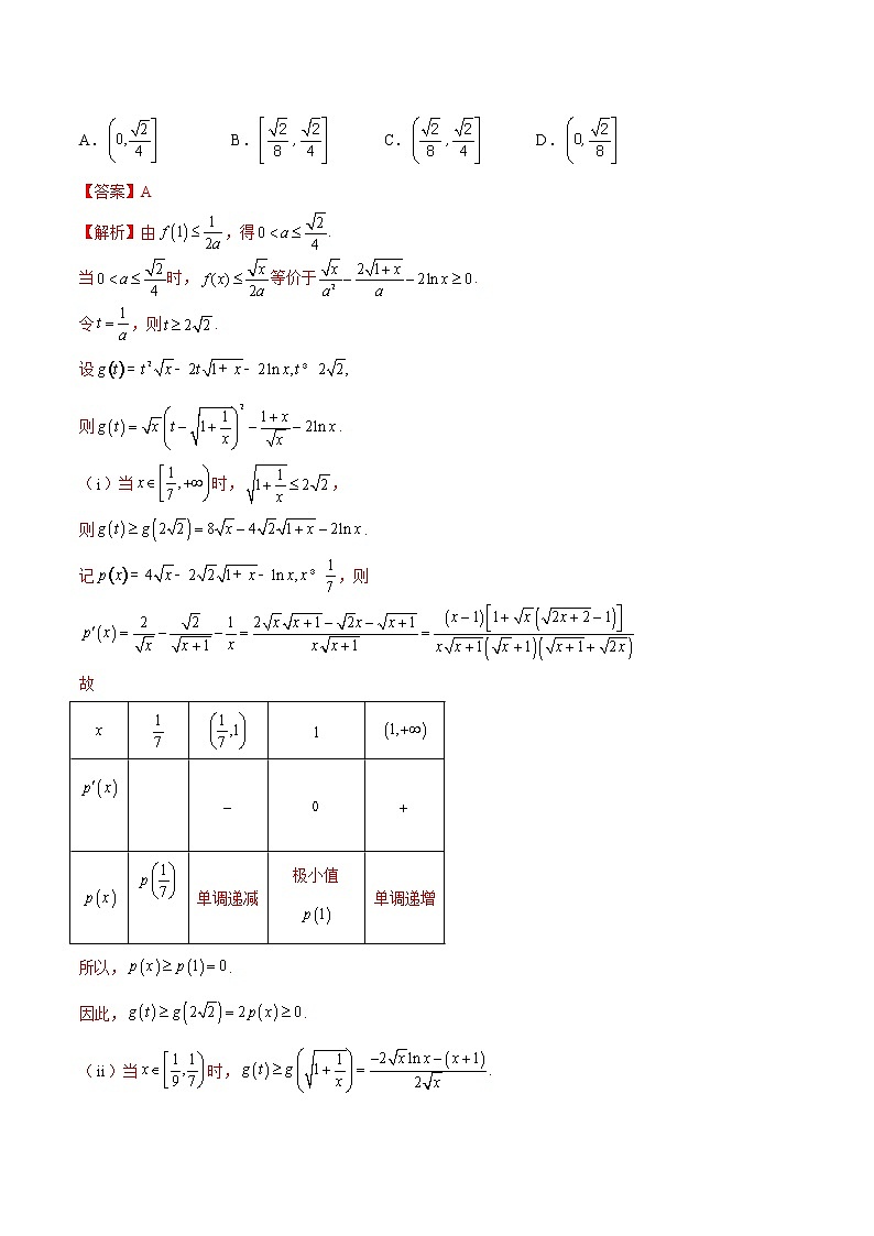 专题1 函数与导数压轴小题(解析版)第2页