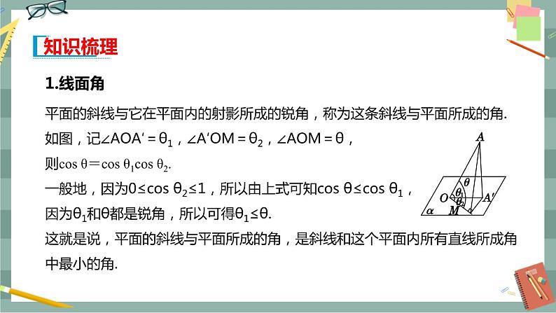 第一章 空间向量与立体几何-1.2空间向量在立体几何中的应用 第二课时(课件PPT)第3页