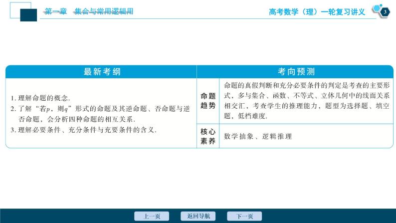 高考数学（理）一轮复习课件+讲义  第1章 第2讲　命题及其关系、充分条件与必要条件04