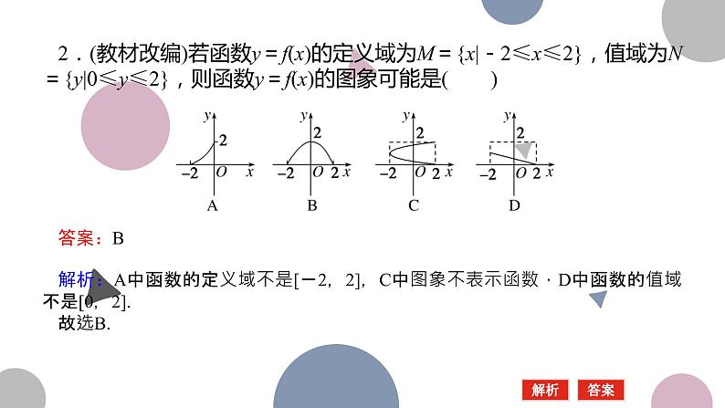 高考复习 2.1 函数的概念及其表示课件PPT07