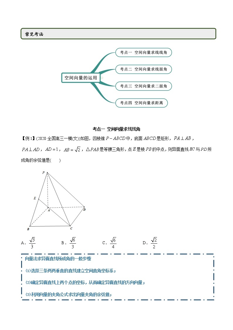 高中数学新同步讲义（选择性必修第一册）  1.4.2 空间向量的应用（二）（精讲）02