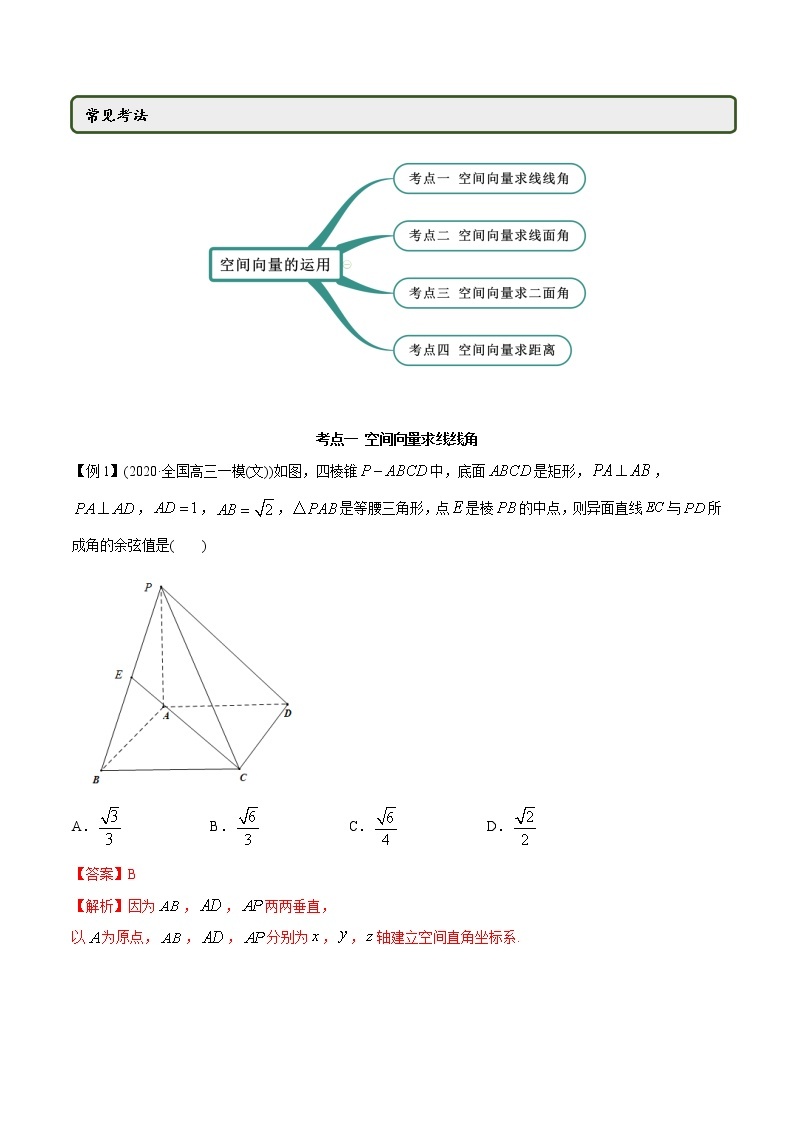 高中数学新同步讲义（选择性必修第一册）  1.4.2 空间向量的应用（二）（精讲）02
