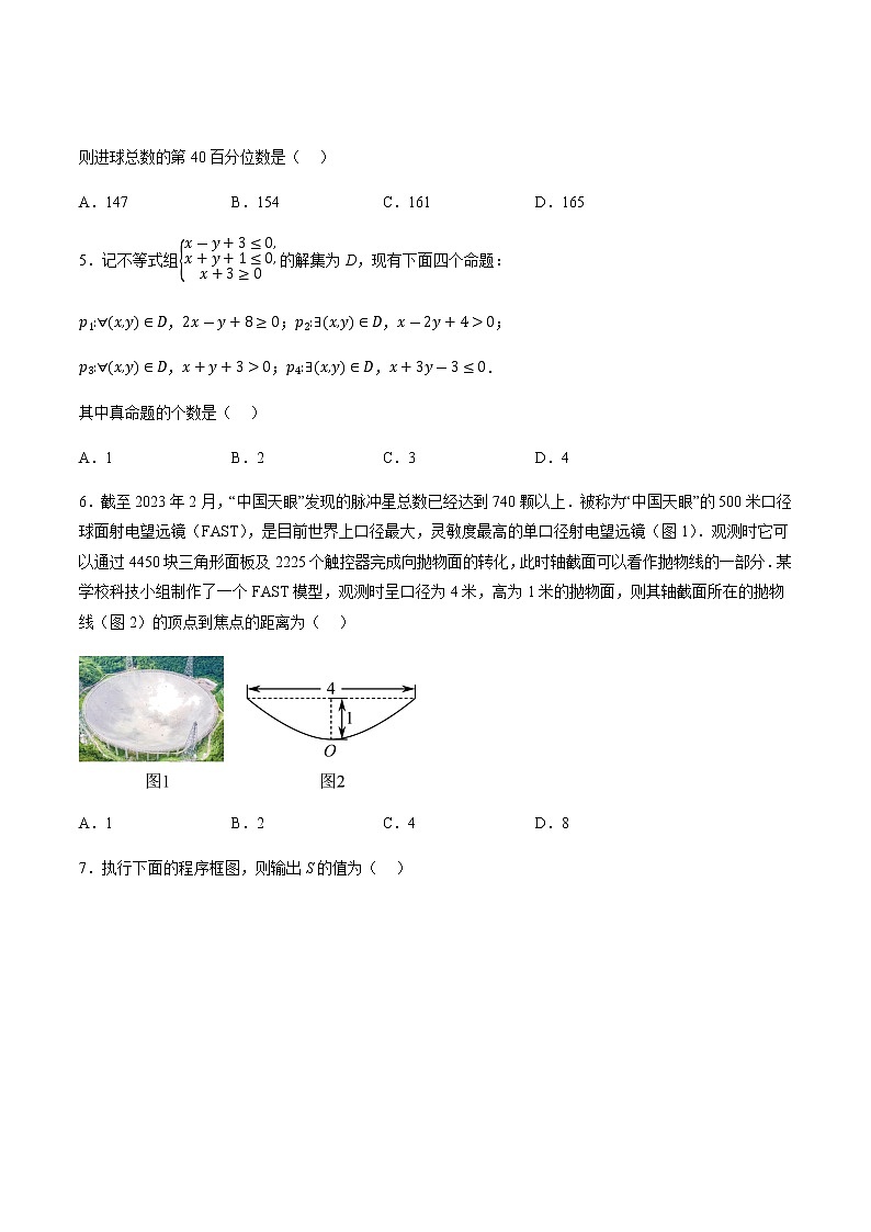 数学(全国乙卷文)(考试版)第2页