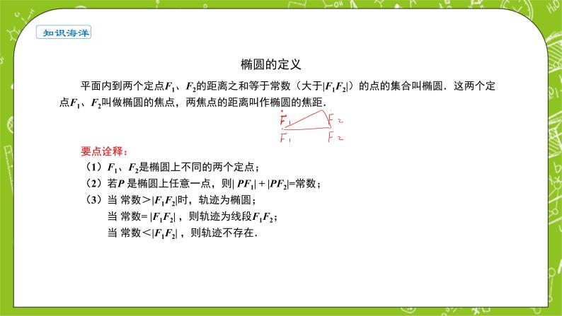 人教A版高中数学选择性必修一《3.1.1椭圆及其标准方程》PPT课件03