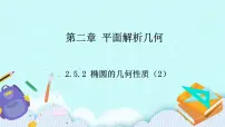 高中数学人教B版 (2019)选择性必修 第一册2.5.2 椭圆的几何性质优质ppt课件
