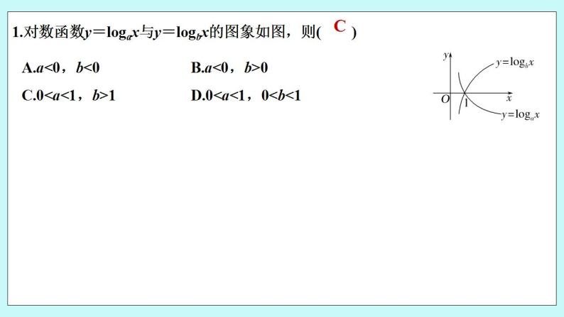 新湘教版高中数学必修一《限时小练34　对数函数的图象与性质(一)》PPT课件+习题02