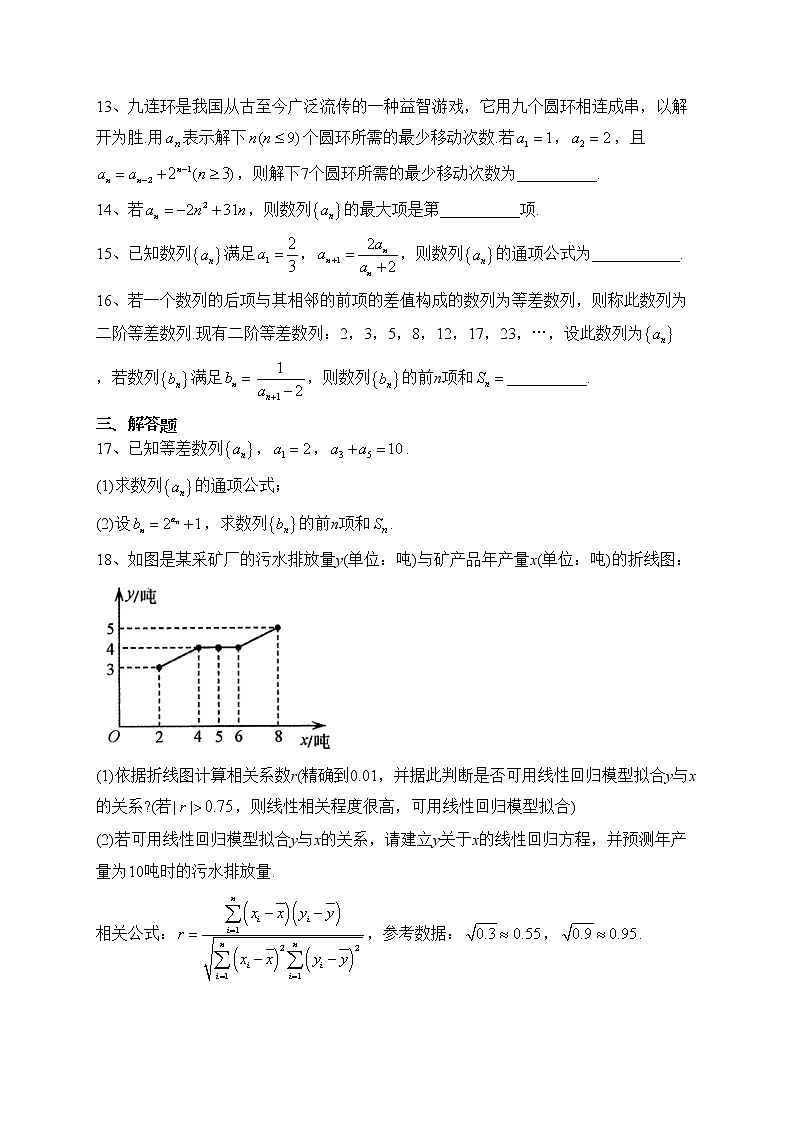 河南省南阳市六校2022-2023学年高二下学期第一次联考数学试卷(含答案)第3页