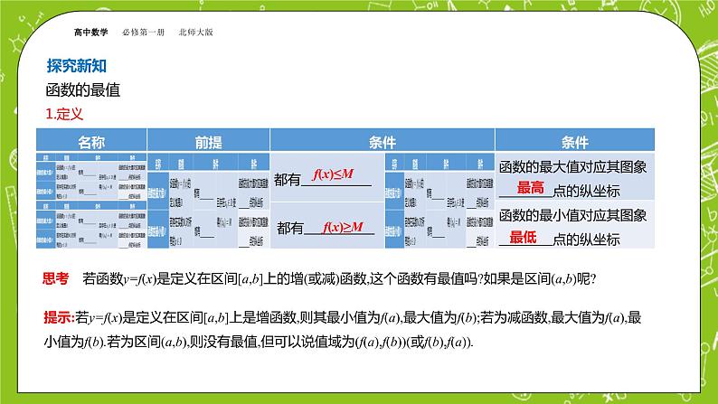北师大版高中数学必修第一册2.3 函数的单调性和最值-第2课时课件+练习04