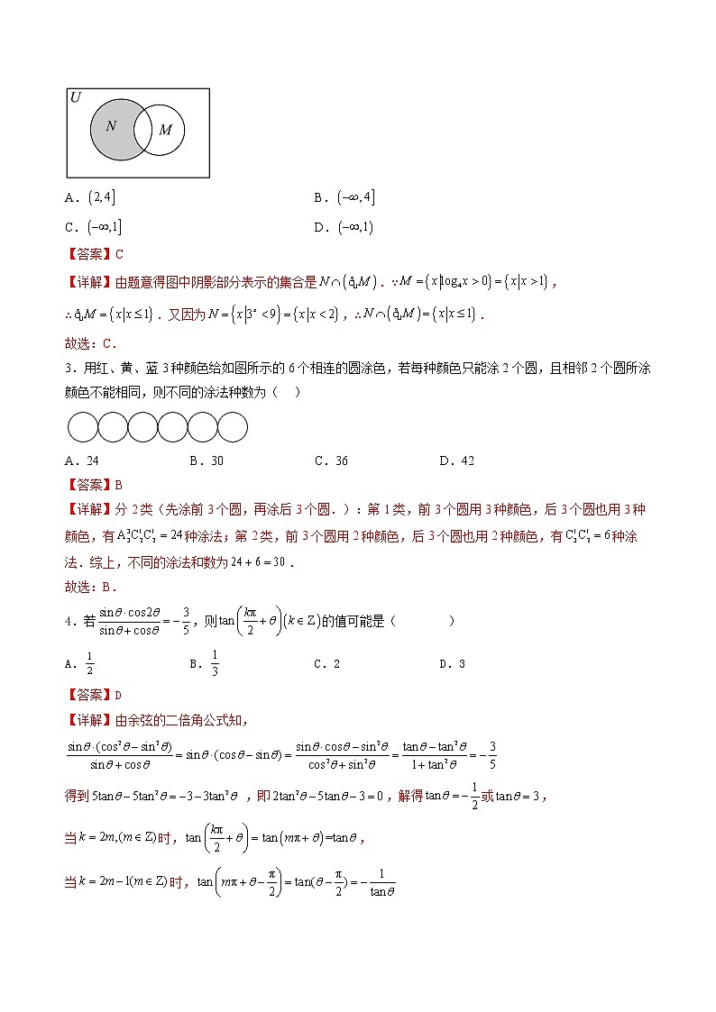 信息必刷卷03-2023年高考数学考前信息必刷卷(新高考地区专用)02