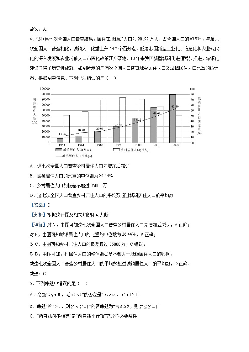 2023届四川大学附属中学(四川省成都市第十二中学)高三下学期二诊热身考试数学(文)试题含解析第2页