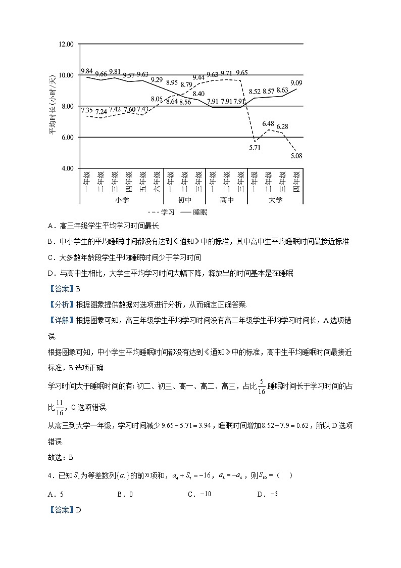 2023届四川省成都市石室中学高三下学期高考专家联测卷(四)数学(文)试题含解析第2页