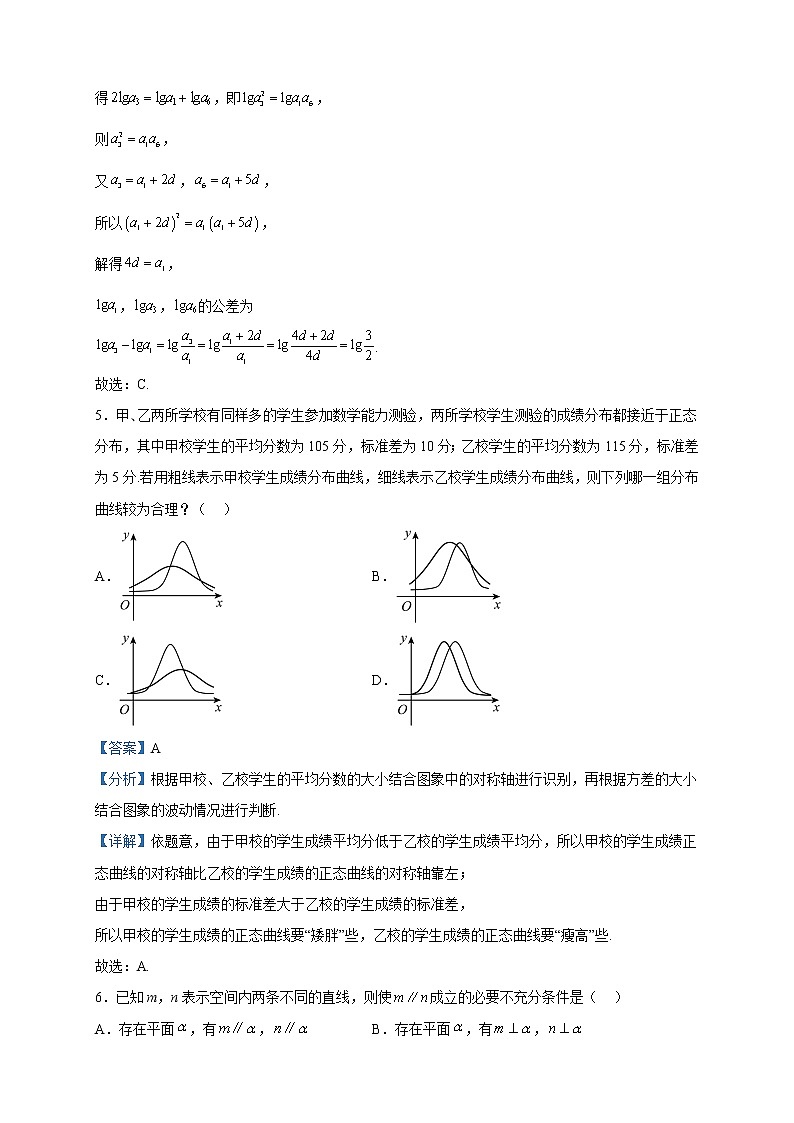 2023届高三冲刺卷(二)全国卷-数学(理)试题含解析第3页