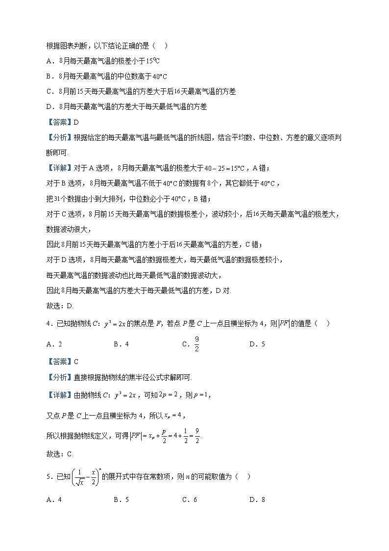 2023届四川省泸州市高三第二次教学质量诊断性考试数学(理)试题含解析第2页