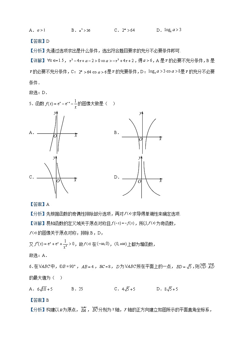 2023届福建省高三联合测评数学试题含解析第2页