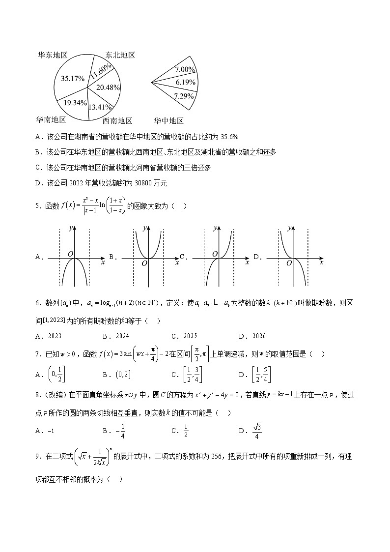 2023年高考考前押题密卷-数学(全国甲卷理科)(A4考试版)第2页