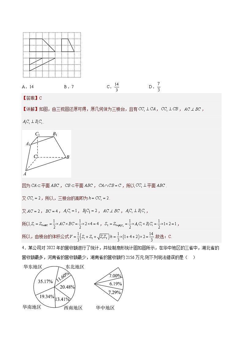 2023年高考考前押题密卷-数学(全国甲卷理科)(全解全析)02