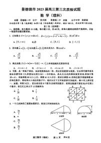 2023年江西省景德镇高考三模数学（理）试题及答案