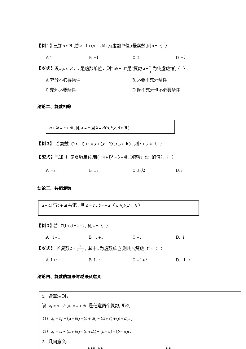 第3讲 复数的概念和性质-原卷版 第2页