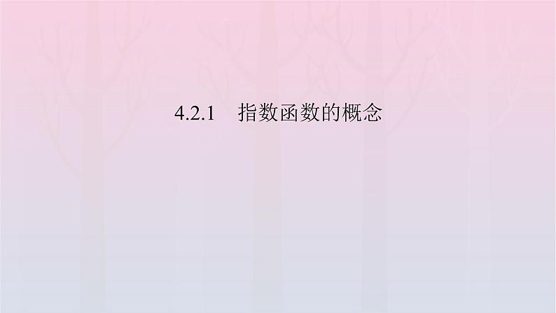 新教材2023年高中数学第4章指数函数与对数函数4.2指数函数4.2.1指数函数的概念课件新人教A版必修第一册第4页