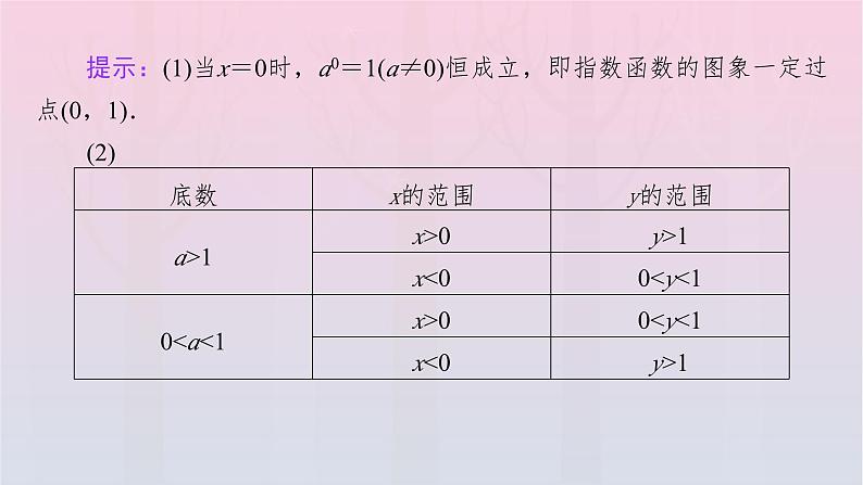 新教材2023年高中数学第4章指数函数与对数函数4.2指数函数4.2.2指数函数的图象和性质第1课时指数函数的图象和性质一课件新人教A版必修第一册07