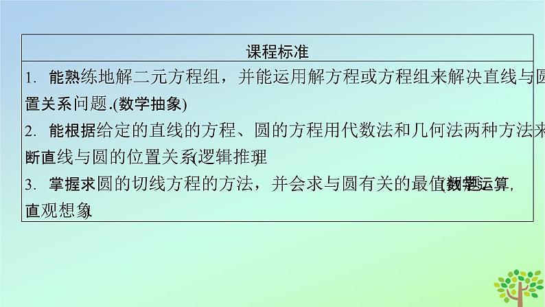 新教材2023年高中数学第1章直线与圆2圆与圆的方程2.3直线与圆的位置关系课件北师大版选择性必修第一册03