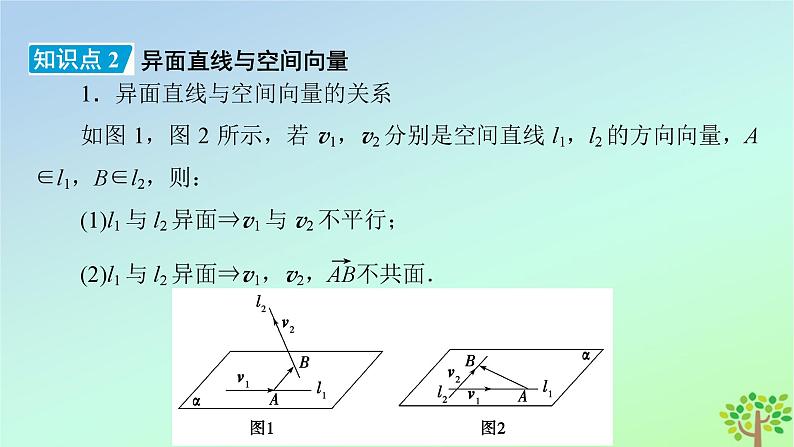 新教材2023年高中数学第3章空间向量与立体几何4向量在立体几何中的应用4.3用向量方法研究立体几何中的度量关系第1课时角直线与平面所成的角课件北师大版选择性必修第一册第7页