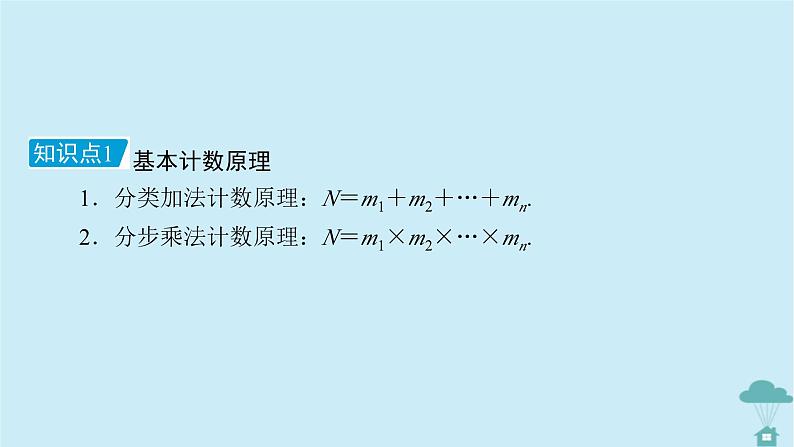 新教材2023年高中数学第六章计数原理章末知识梳理课件新人教A版选择性必修第三册第7页