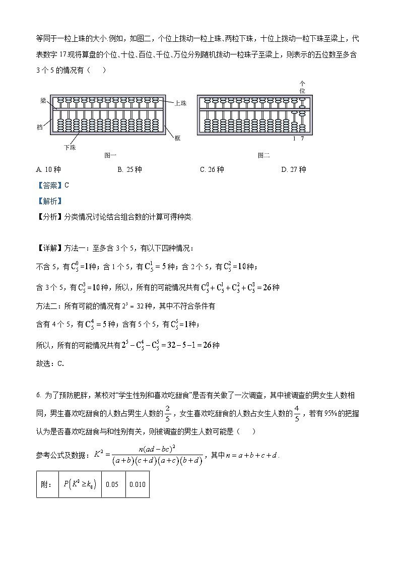 浙江省钱塘联盟2022-2023学年高二数学下学期期中联考试题(Word版附解析)03