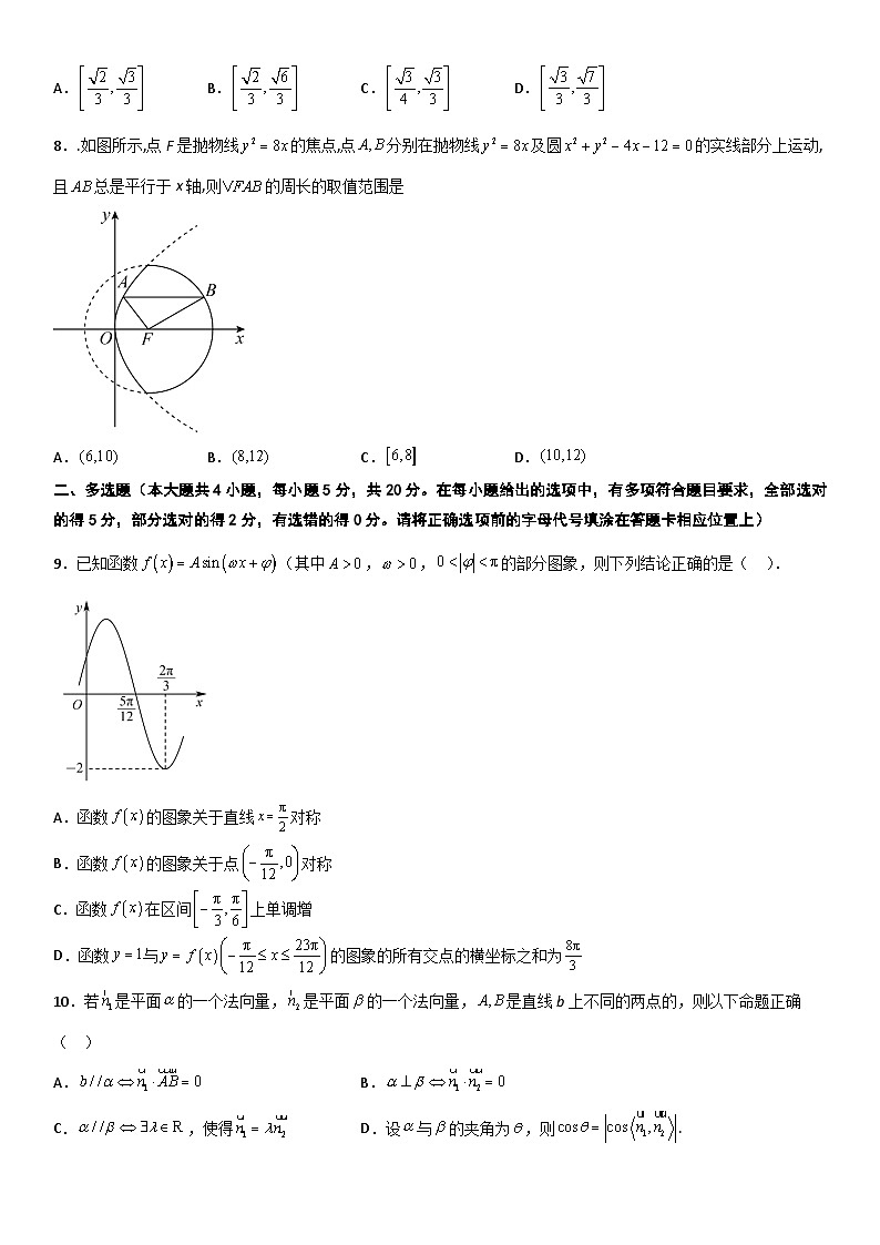 2023江苏高考数学仿真模拟卷04(原卷版)第2页