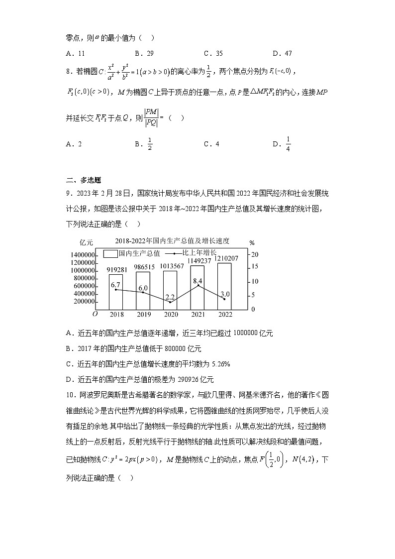 广东省高州市2023届高三二模数学试题(含答案)02