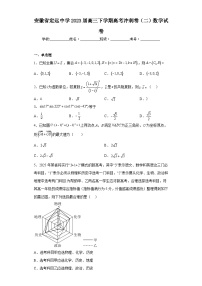 安徽省定远中学2023届高三下学期高考冲刺卷（二）数学试卷（含解析）