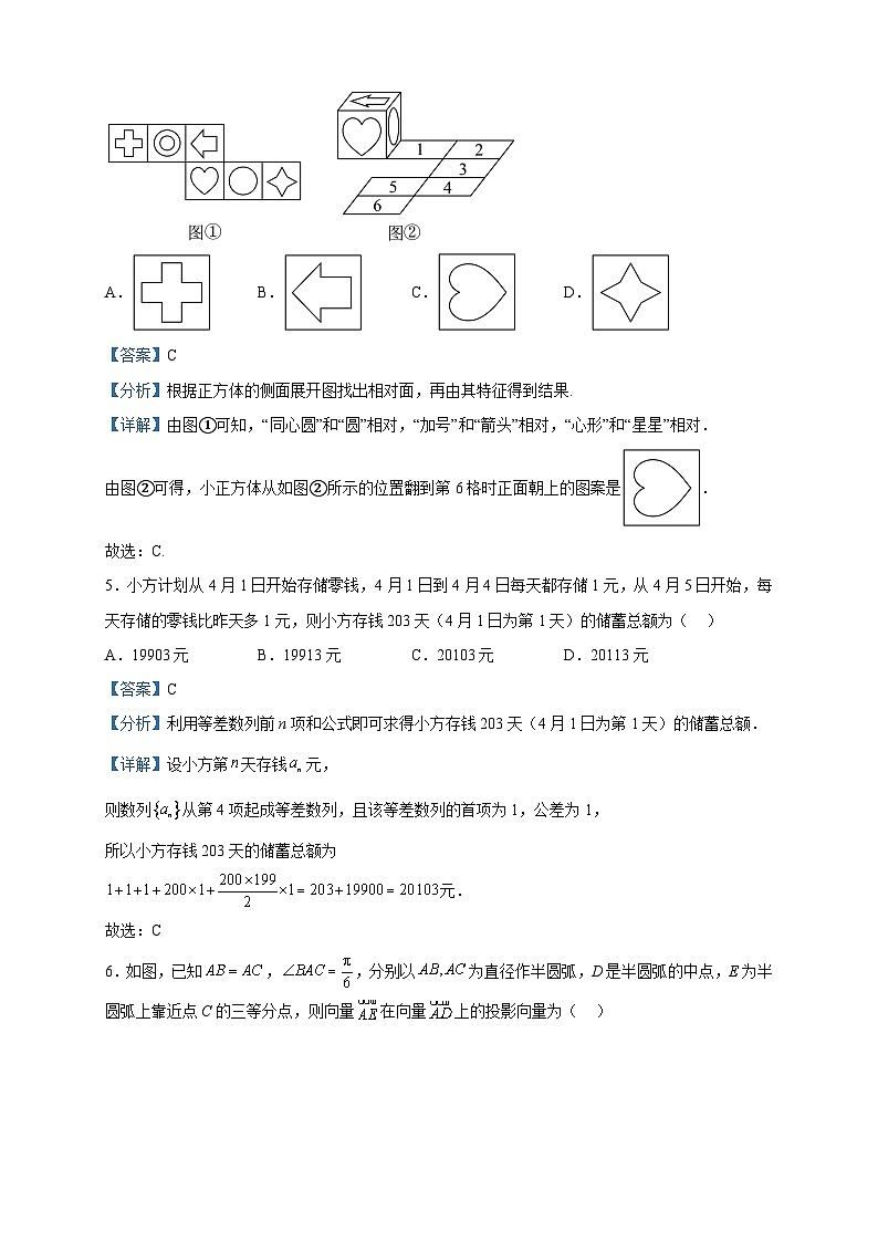 2023届海南省琼海市高三模拟考试数学试题含解析第2页