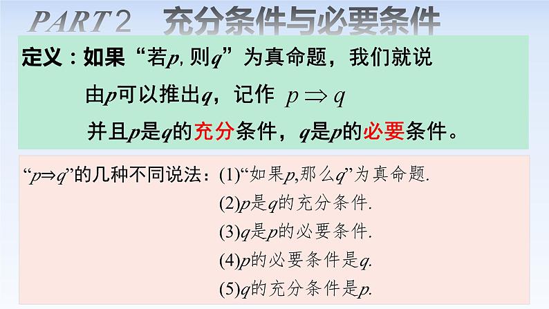 1.4.1充分条件与必要条件 课件-高中数学人教A版(2019)必修第一册05