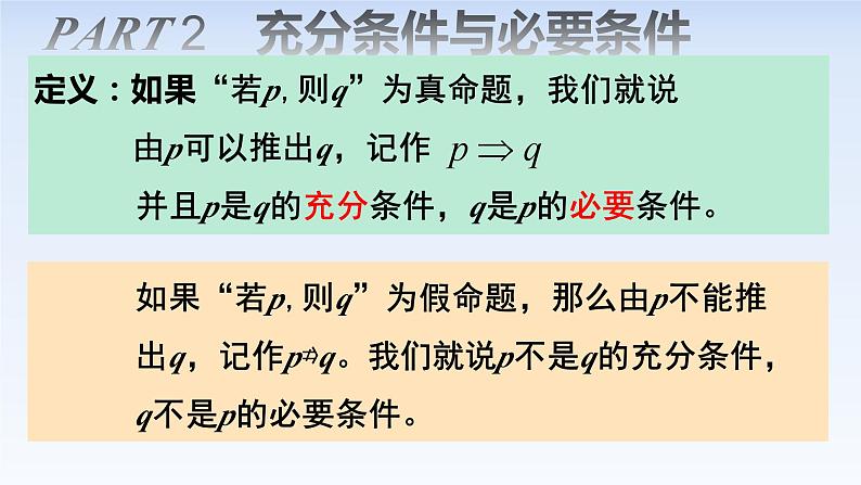1.4.1充分条件与必要条件 课件-高中数学人教A版(2019)必修第一册06