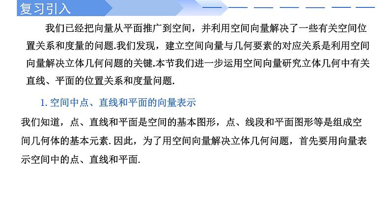1.4.1用空间向量研究直线、平面的位置关系 课件-高中数学人教A版(2019)选择性必修第一册02